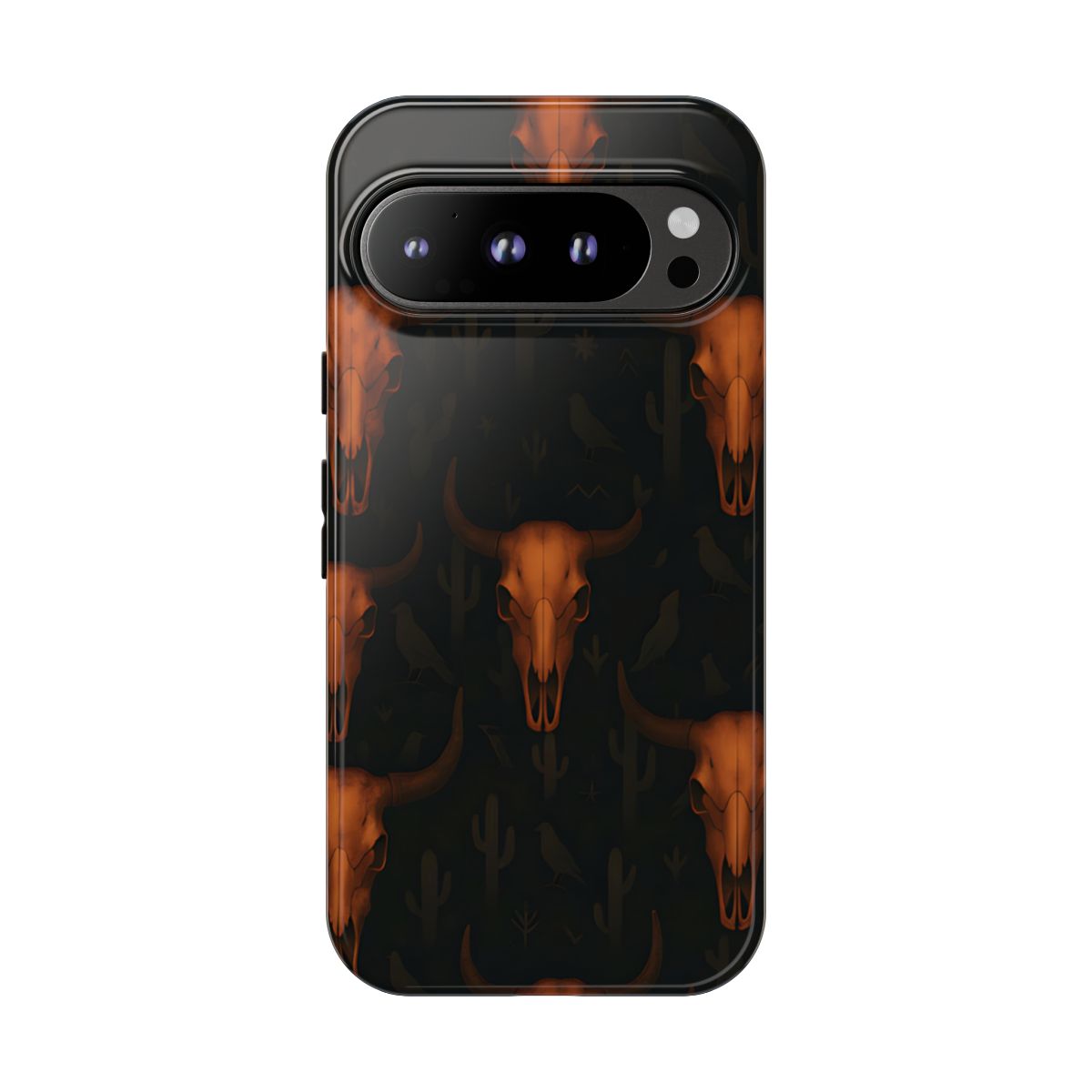 Ember Skulls Tough Phone Case