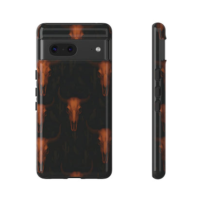 Ember Skulls Tough Phone Case