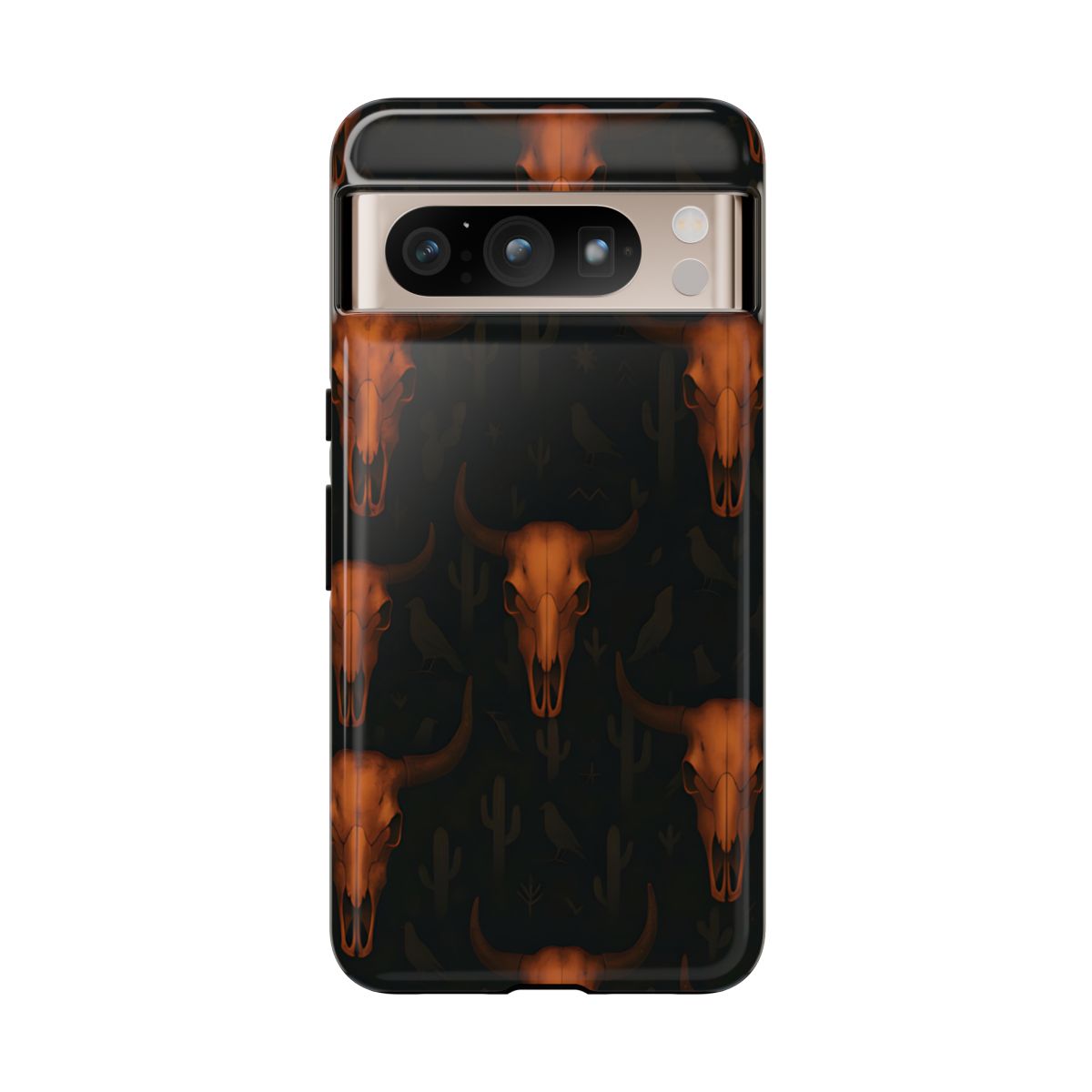 Ember Skulls Tough Phone Case