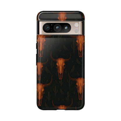 Ember Skulls Tough Phone Case