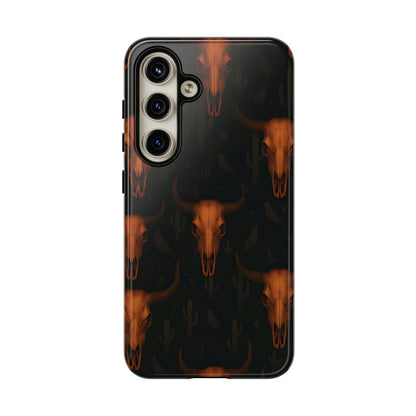 Ember Skulls Tough Phone Case