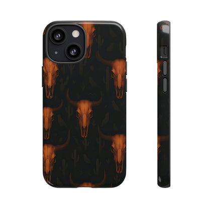 Ember Skulls Tough Phone Case