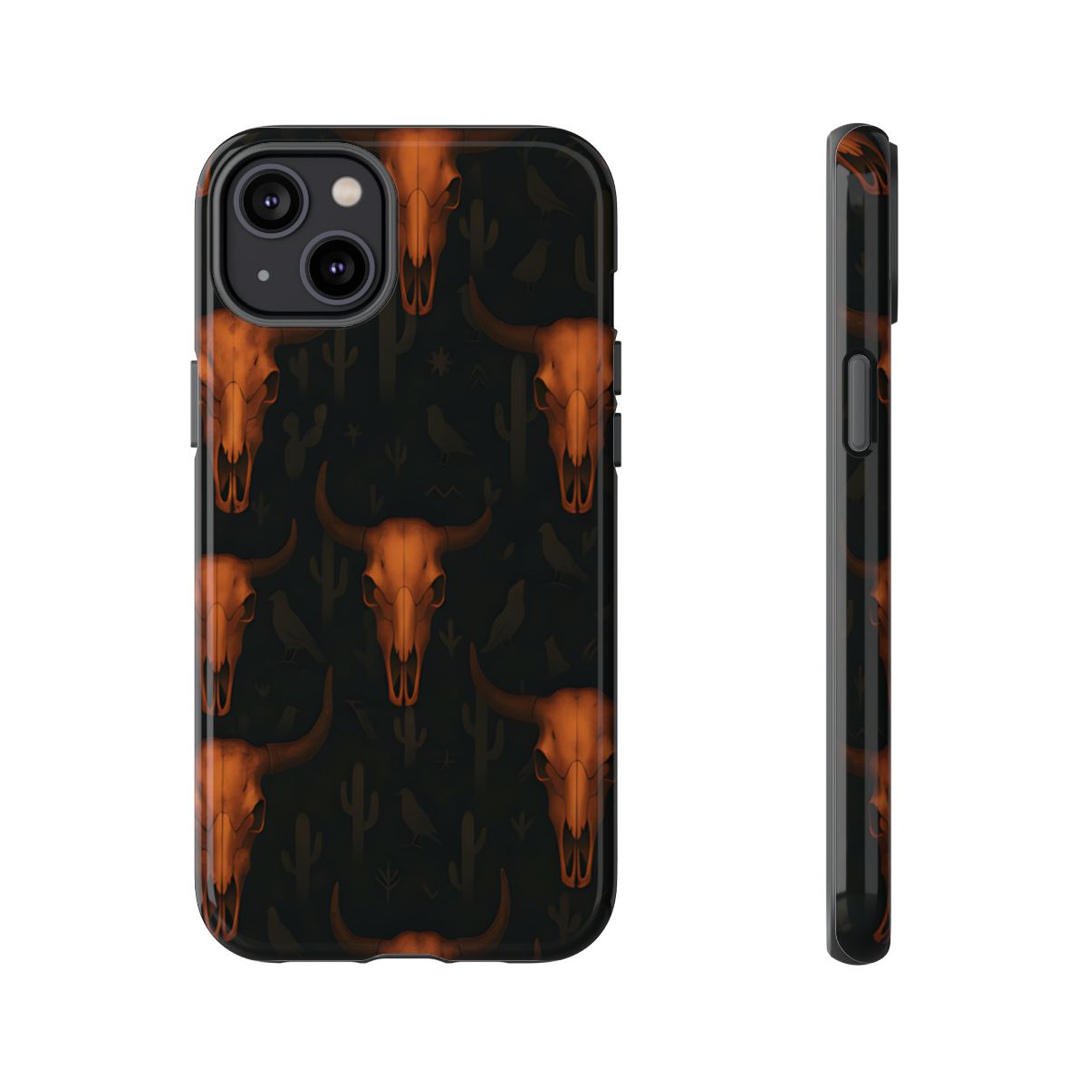 Ember Skulls Tough Phone Case