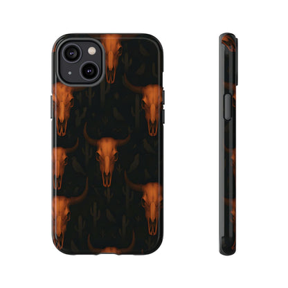 Ember Skulls Tough Phone Case