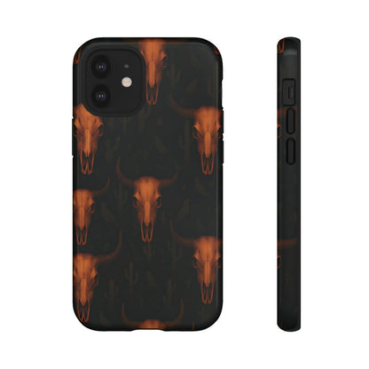 Ember Skulls Tough Phone Case