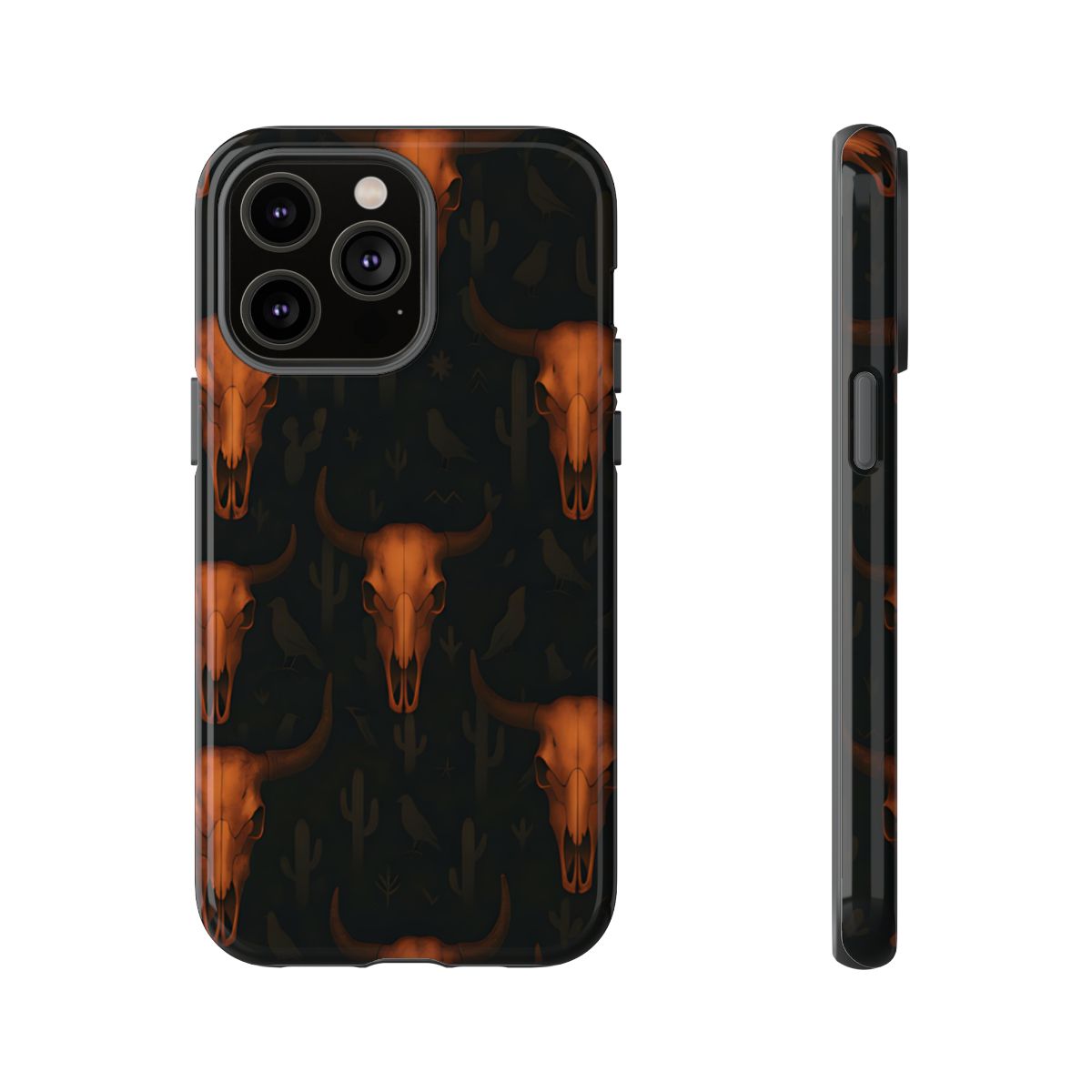 Ember Skulls Tough Phone Case