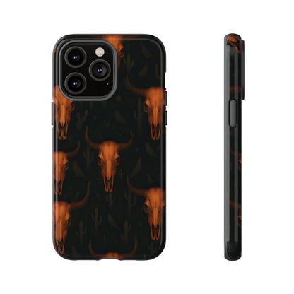 Ember Skulls Tough Phone Case