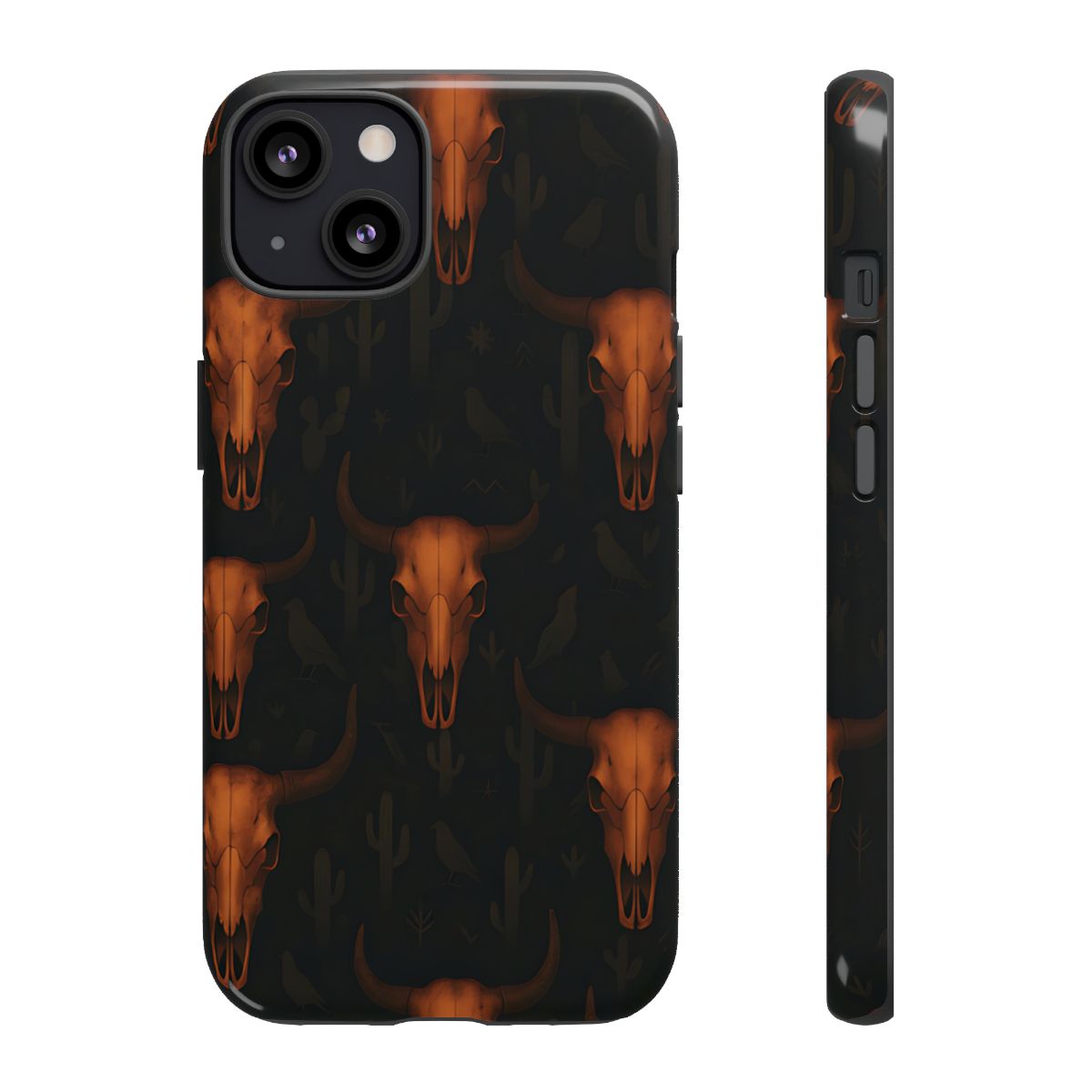 Ember Skulls Tough Phone Case