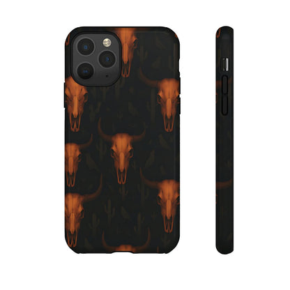 Ember Skulls Tough Phone Case