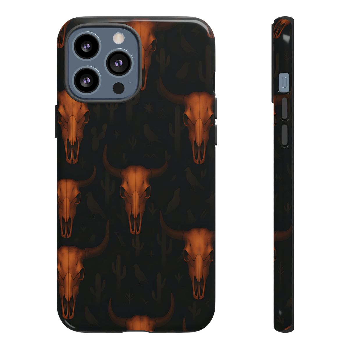 Ember Skulls Tough Phone Case
