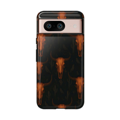 Ember Skulls Tough Phone Case