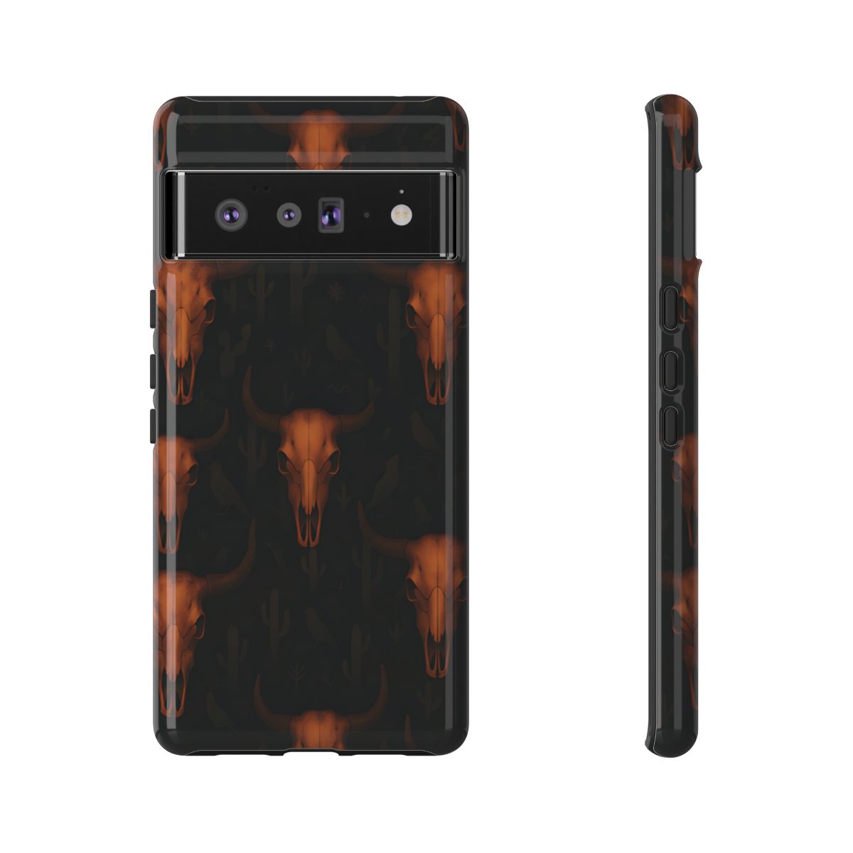 Ember Skulls Tough Phone Case