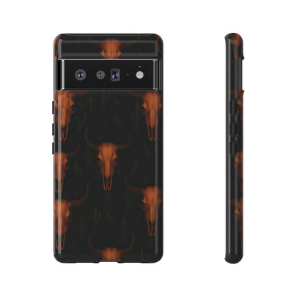Ember Skulls Tough Phone Case