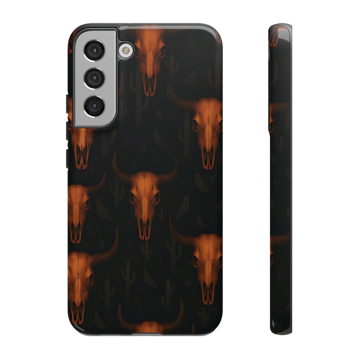 Ember Skulls Tough Phone Case