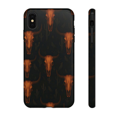 Ember Skulls Tough Phone Case
