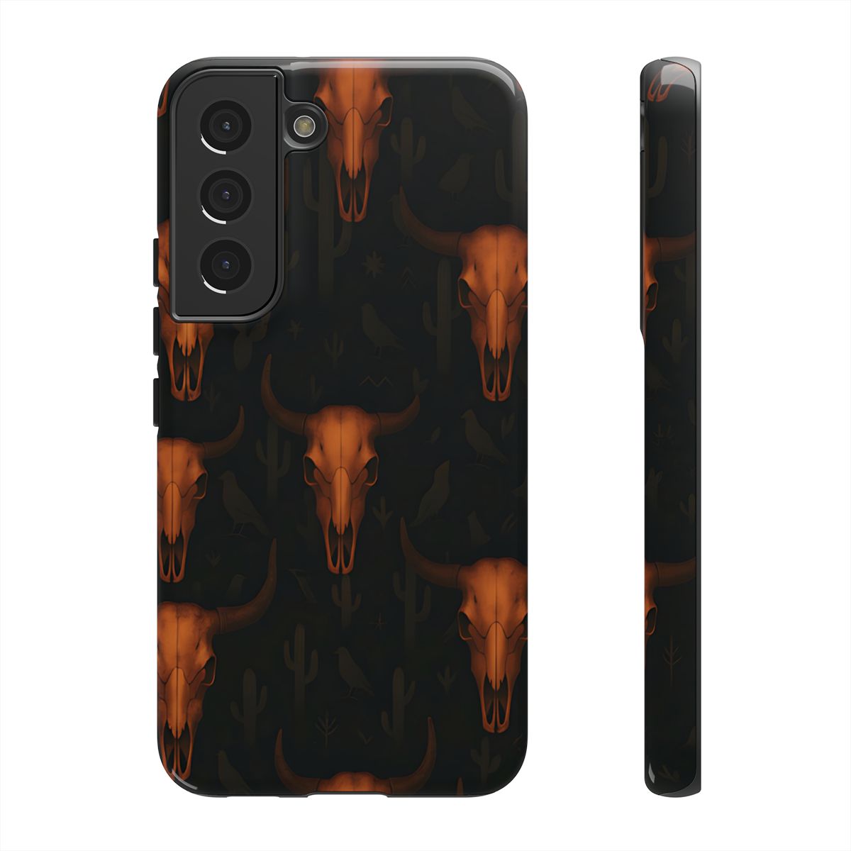 Ember Skulls Tough Phone Case
