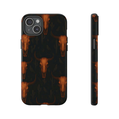 Ember Skulls Tough Phone Case