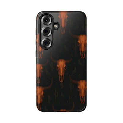 Ember Skulls Tough Phone Case