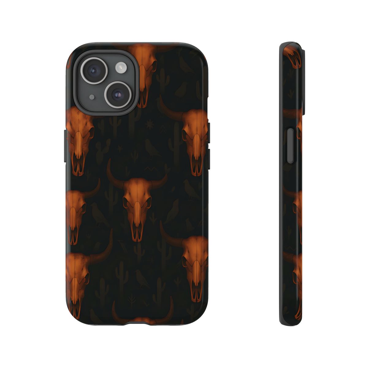 Ember Skulls Tough Phone Case