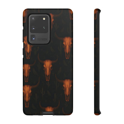 Ember Skulls Tough Phone Case