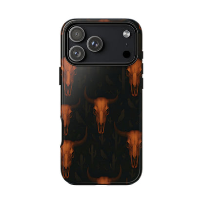 Ember Skulls Tough Phone Case