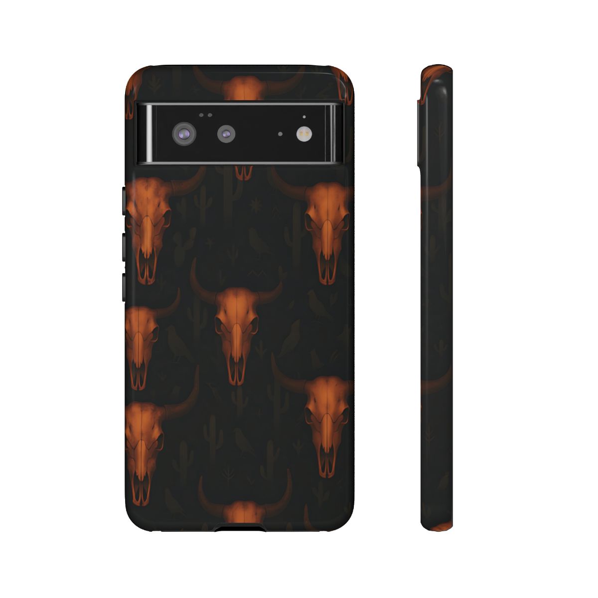 Ember Skulls Tough Phone Case