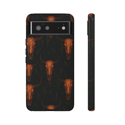 Ember Skulls Tough Phone Case