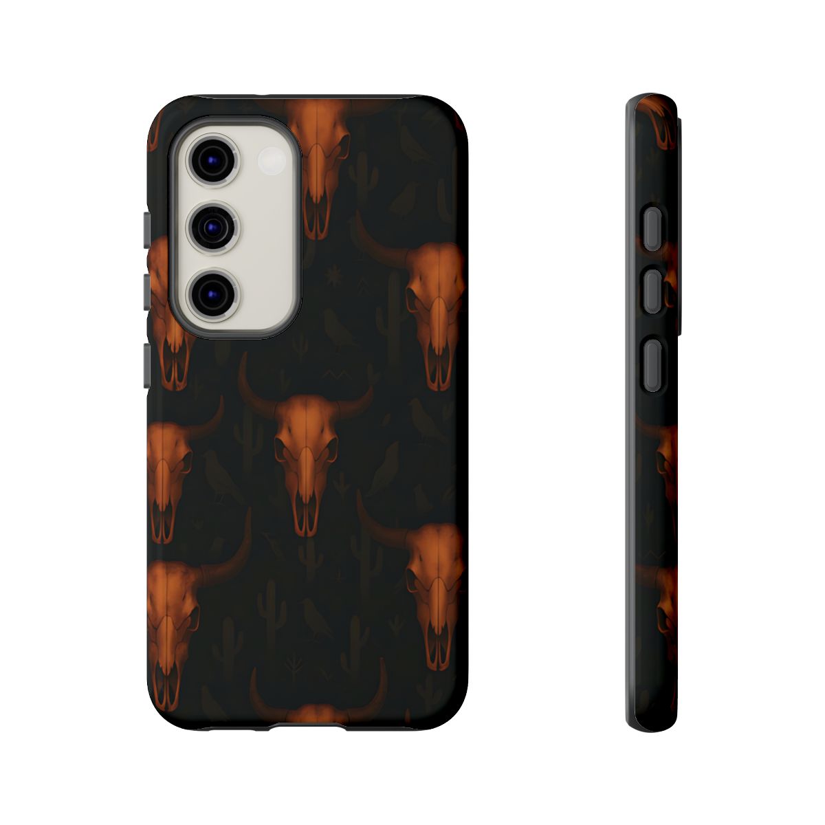 Ember Skulls Tough Phone Case
