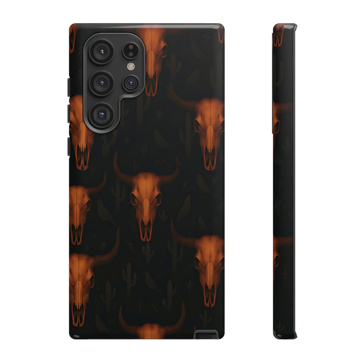 Ember Skulls Tough Phone Case