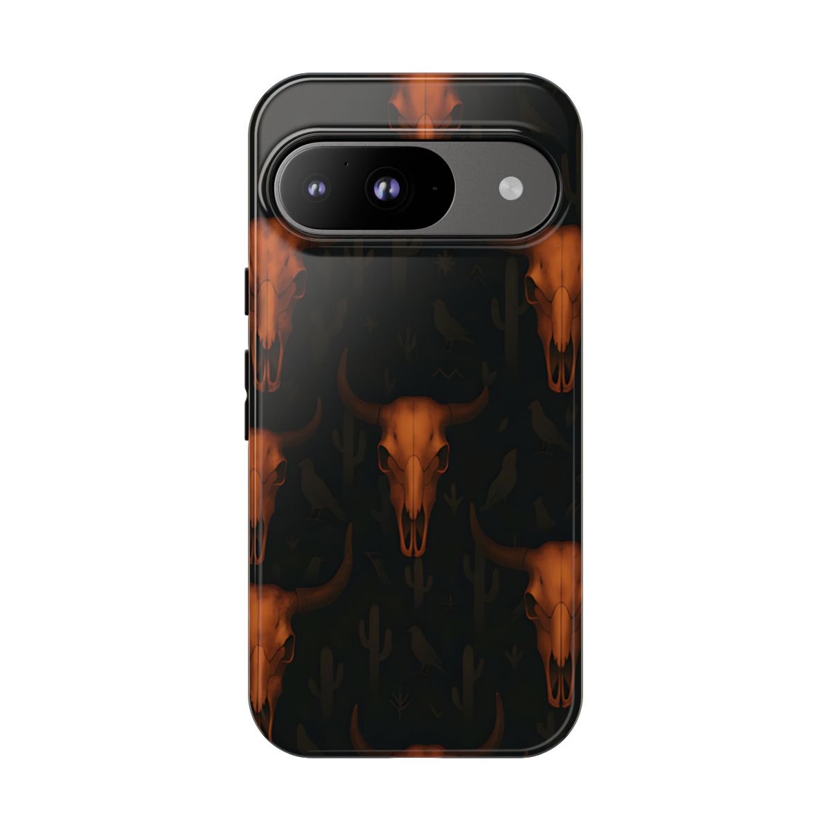 Ember Skulls Tough Phone Case