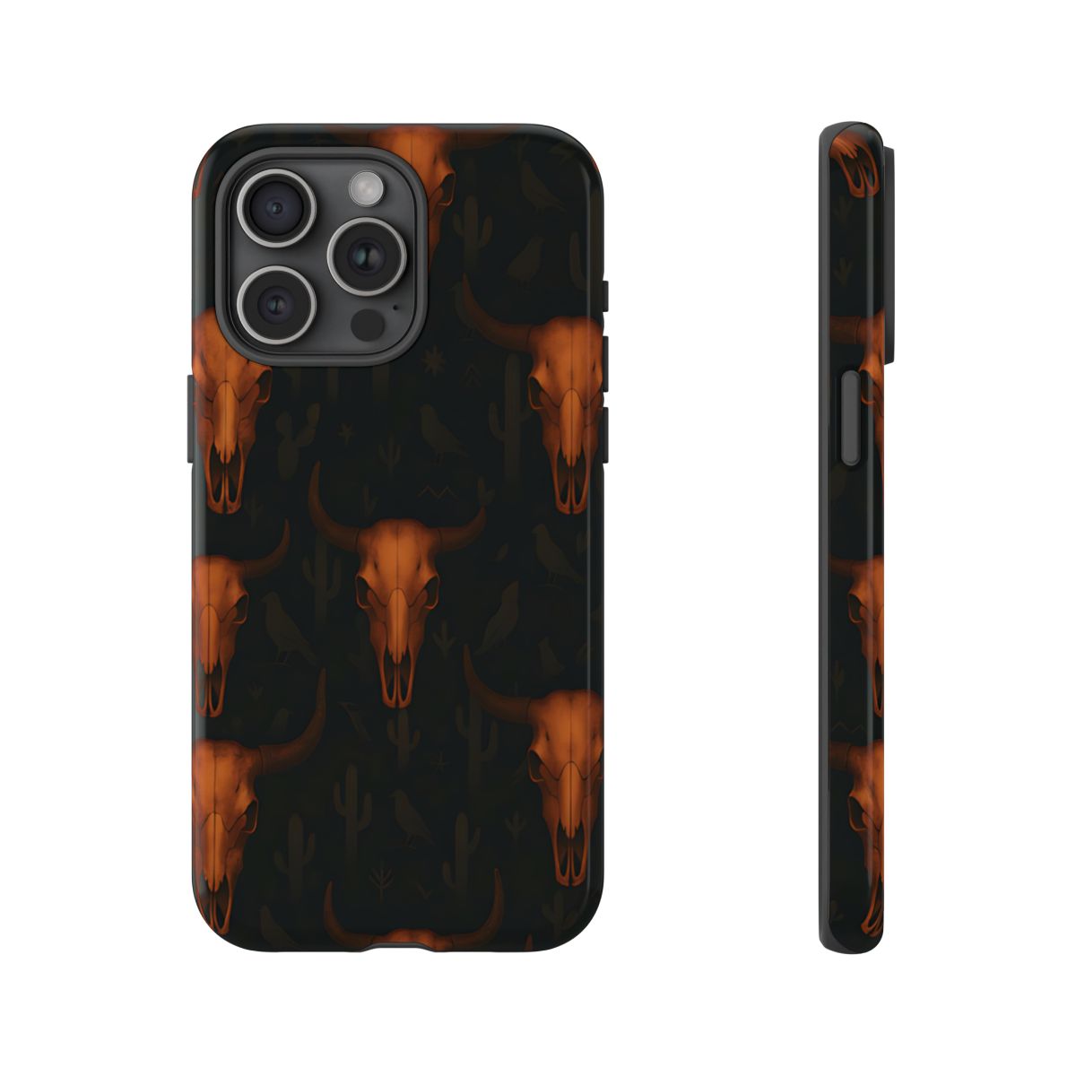 Ember Skulls Tough Phone Case