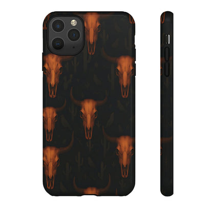 Ember Skulls Tough Phone Case
