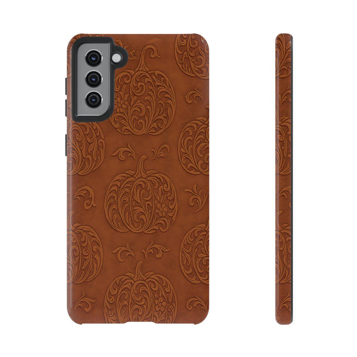 Embossed Pumpkins Tough Case