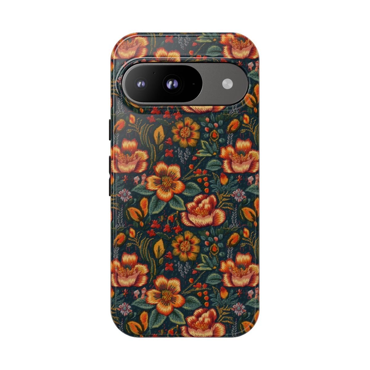Embroidered Flowers Tough Case