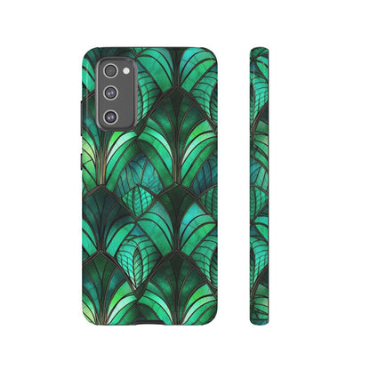 Emerald Green Stained Glass Tough Case