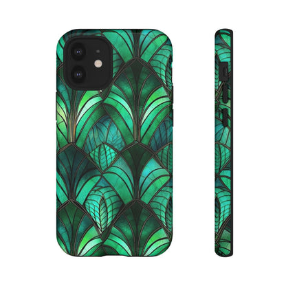 Emerald Green Stained Glass Tough Case