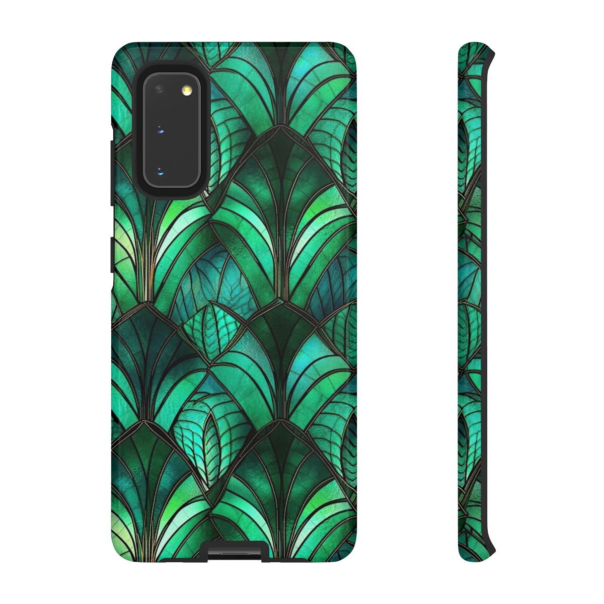 Emerald Green Stained Glass Tough Case