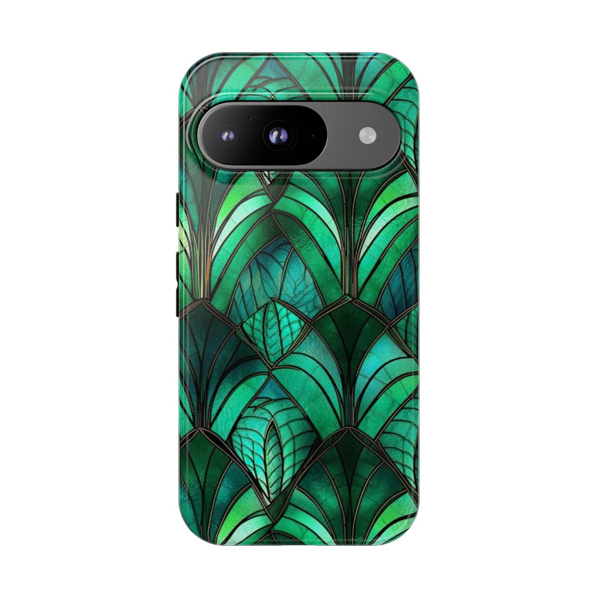 Emerald Green Stained Glass Tough Case