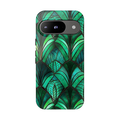 Emerald Green Stained Glass Tough Case