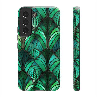 Emerald Green Stained Glass Tough Case