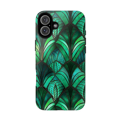 Emerald Green Stained Glass Tough Case