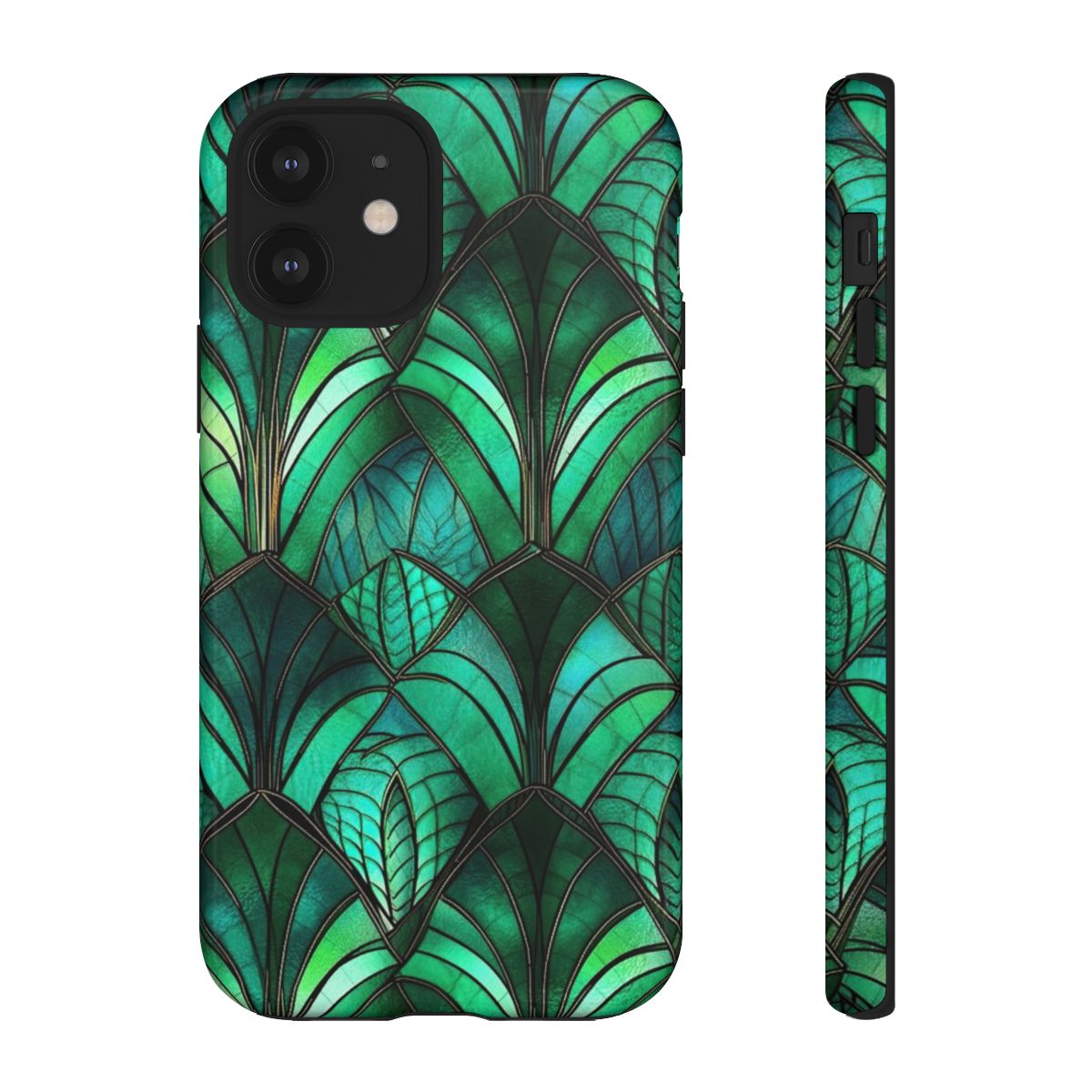 Emerald Green Stained Glass Tough Case