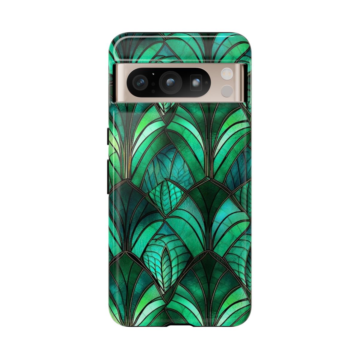 Emerald Green Stained Glass Tough Case