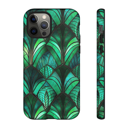 Emerald Green Stained Glass Tough Case
