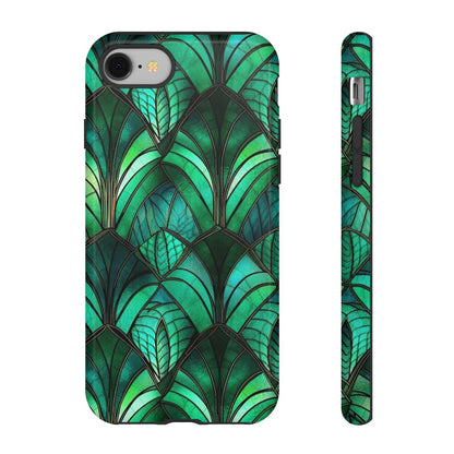 Emerald Green Stained Glass Tough Case