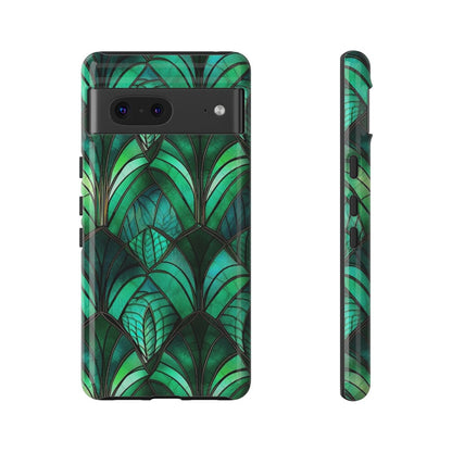 Emerald Green Stained Glass Tough Case