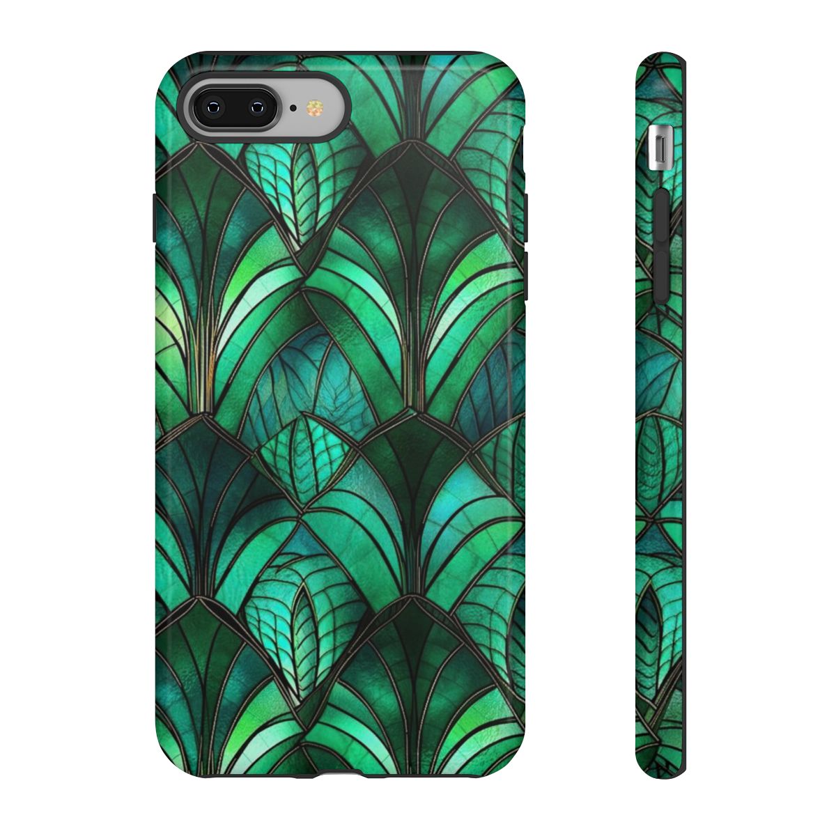 Emerald Green Stained Glass Tough Case