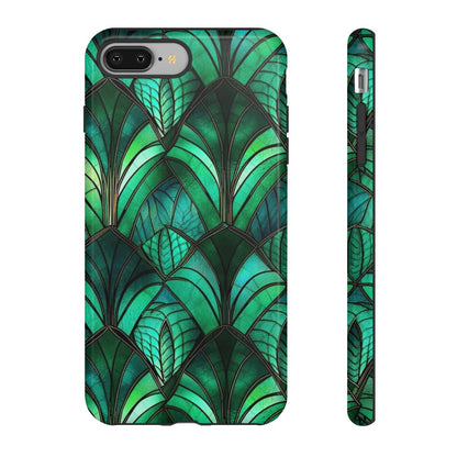 Emerald Green Stained Glass Tough Case