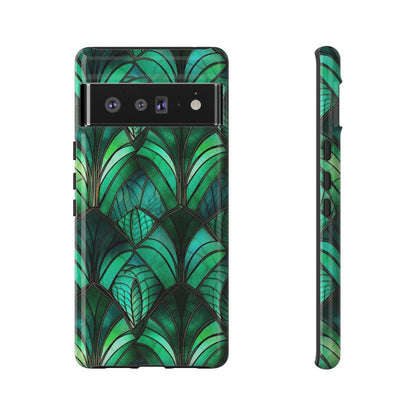 Emerald Green Stained Glass Tough Case