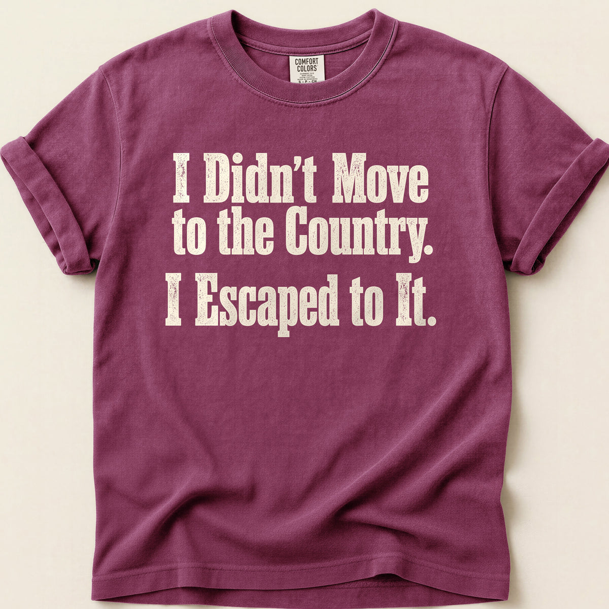 Escaped To Country T-shirt on Berry